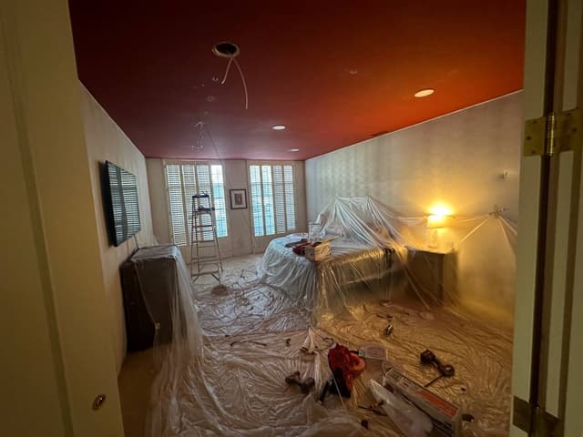 Prepping home for electrical work